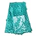 Aisunne African Lace Fabrics Classics Nigerian French Lace Fabric 5 Yards with Fashion Rhinestones and Embroidered Beading Flower for Wedding Party Dresses (Green)