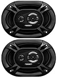 Sound Storm Labs EX369 300 Watt Per Pair 6 x 9 Inch Full Range 3 Way Car Speakers Sold in Pairs
