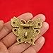 4 PCS Antique Clasp Hasp Latches Vintage Bronze Decorative Butterfly Hook Lock with Screws for Suitcase Case Crafting Wooden Boxes（Length:2-1/4