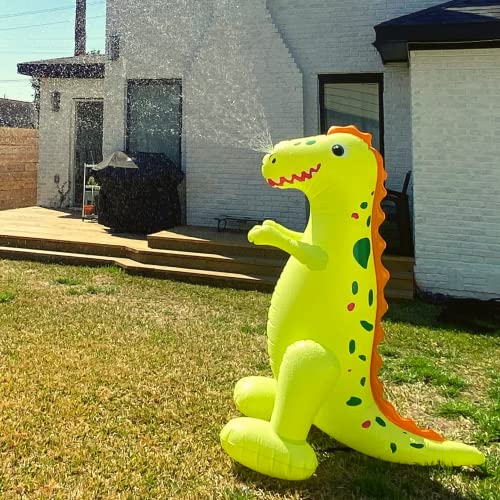 Float Joy Giant Dinosaur Sprinkler Inflatable Dinosaur TREX Great Gift