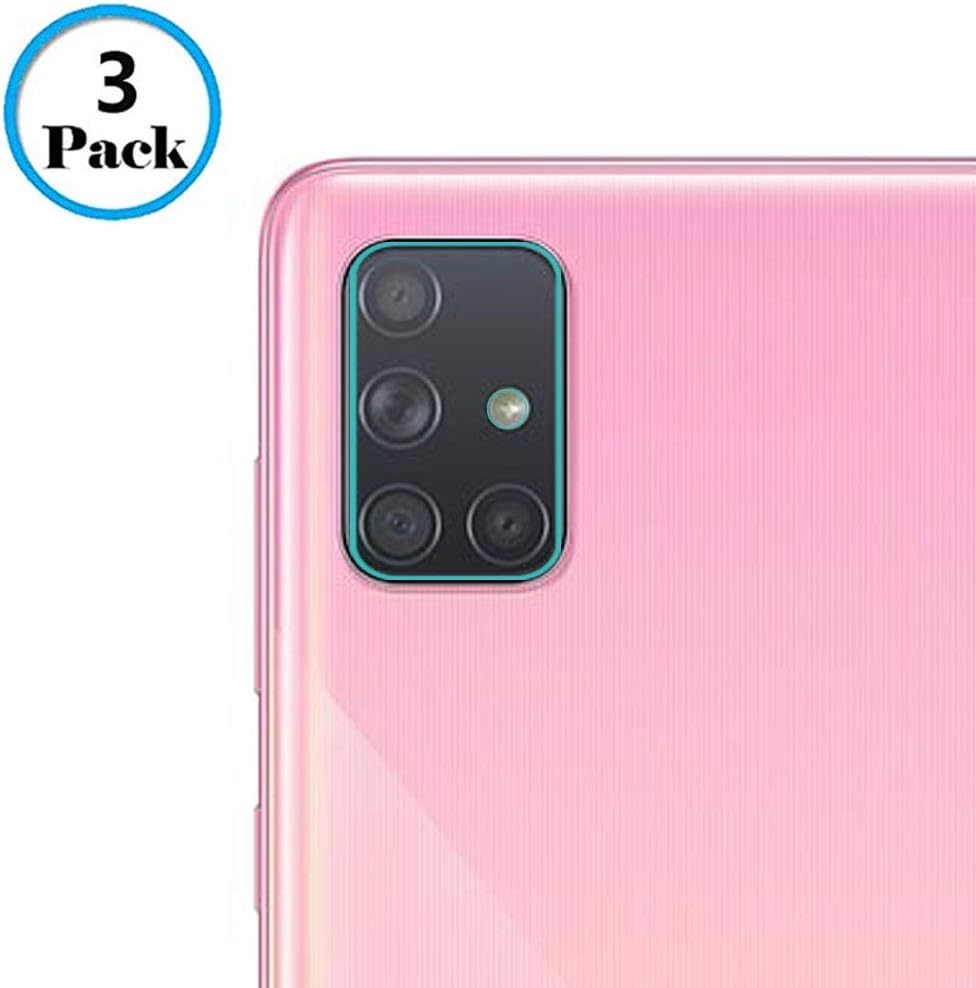Camera Lens Screen Protector Compatible with Samsung Galaxy A71, 4 Pack Flexible Glass Protective Film Anti Scratch Bubble Free Camera Lens for A71