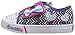 Skechers Kids Girls' Skippers-Polkadot Doodles Sneaker, Denim/Multi, 12 M US Little Kid