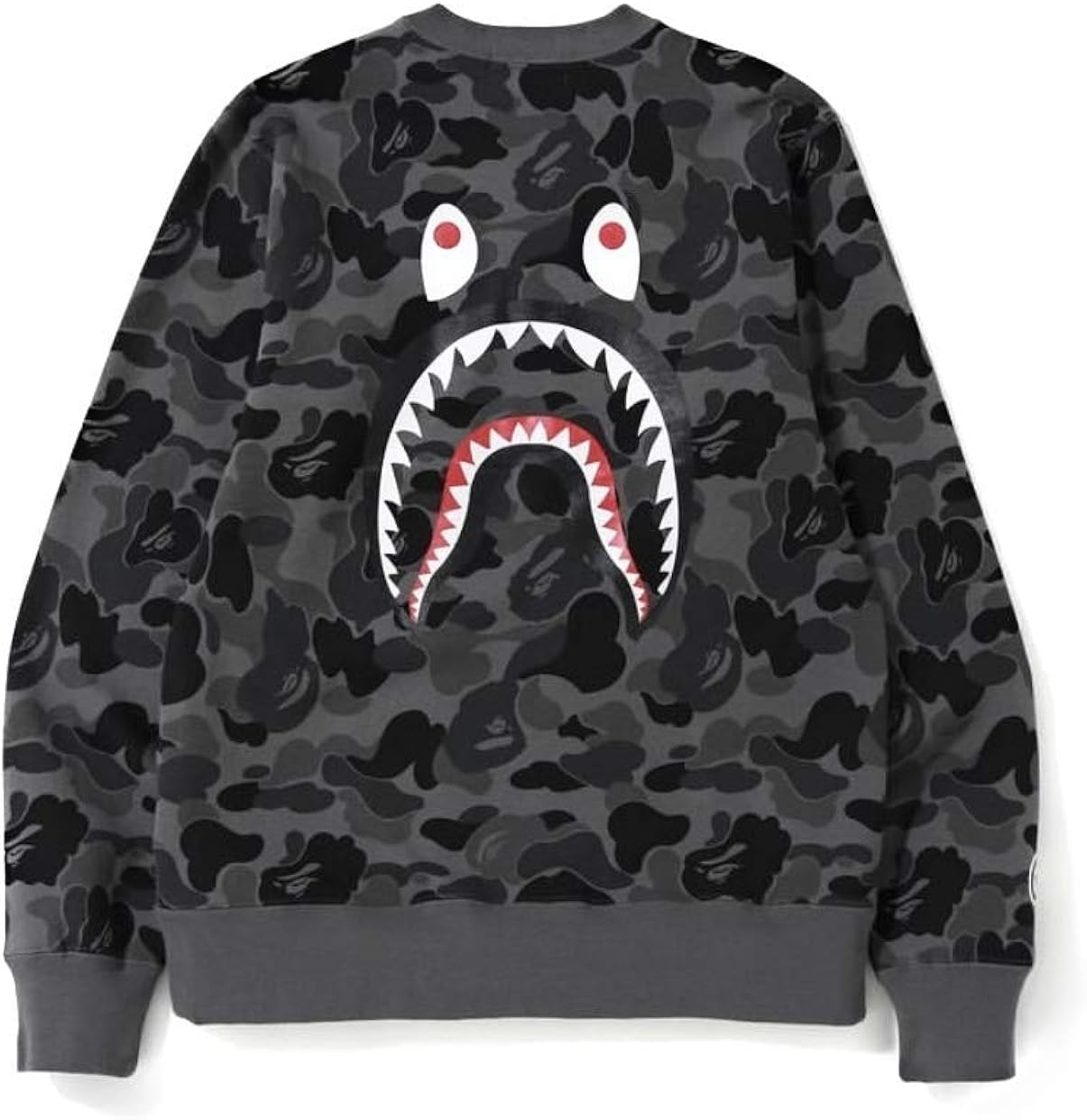 bape black crewneck
