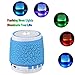 Bluetooth Speakers Vanten Mini Portable Stereo Glow in the Dark Sparkle Neon Flashlight LED with Built-in Mic Hands-free, FM Radio,TF Card Slot, AUX for iPhone / iPad / Samsung and More