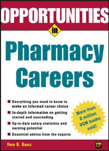 Opportunties in Pharmacy Careers
