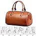 Jack&Chris Handbags Top Handle Bag Crossbody Bags for Women, WBSF018 Brown