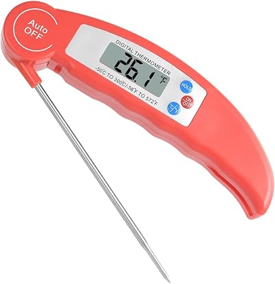 Flintronic Digital Instant Read Meat Thermometer 4s Read Foldable Probe °F/°C