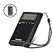 AM FM Pocket Radio,Portable Digital Radio Alarm Clock with 3.5mm Earphone Jack for Outdoor