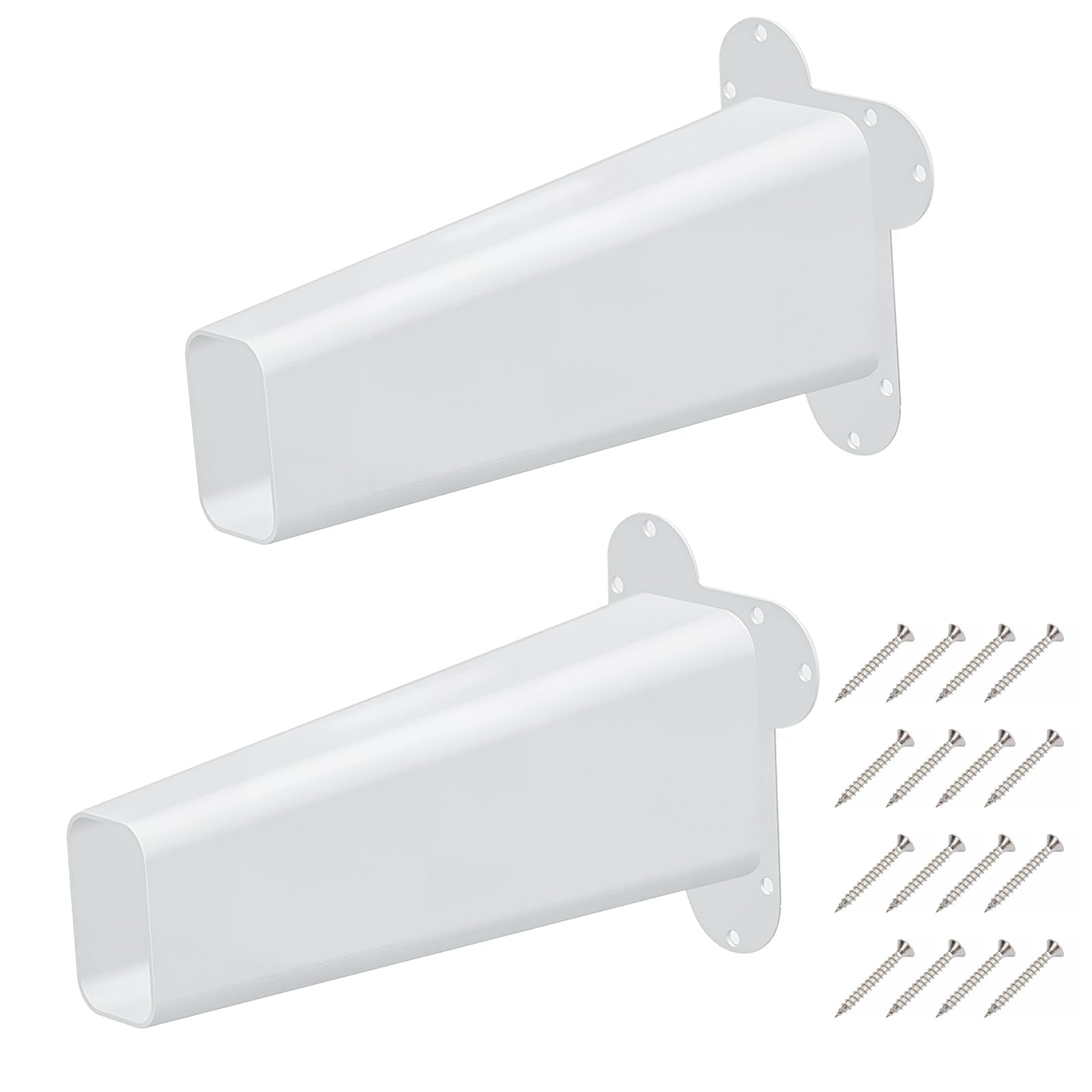 Photo 1 of **1 PC** Bat Exclusion Device Door One Way, Bat Removal Cone, Bats Excluder Reusable Tool, Ba-t Get Rid Plastic Tube, Bats Remove Deterrent Trap Devices for House Attic Control Removal (2 Pcs)