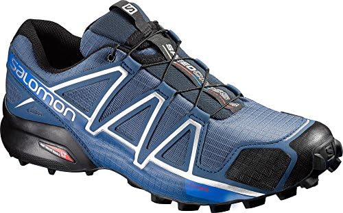 Mens Salomon Speedcross 4 Slate Blue/Black/Blue Yonder 10.5 D US
