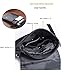 Hwin Mens Leather Cross body Bag Mini Messenger Fanny Pack Holster Belt Waist Pouch Travel Shoulder Satchel with Detachable Long Strap Compatible for 8 7 Plus Galaxy S6 S7 Edge+Free Keychain-Black