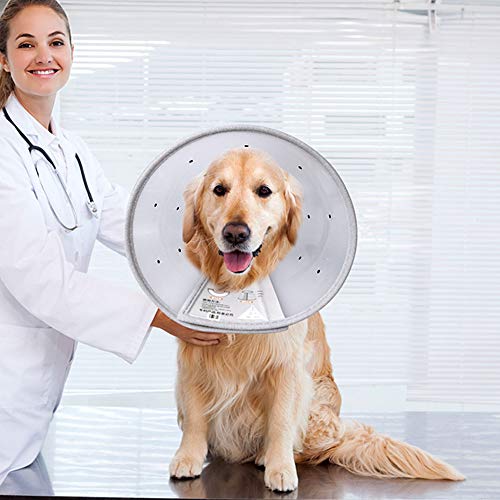 Pet Recovery Dog Cones Cat Cones After Surgery Adjustable Breathable