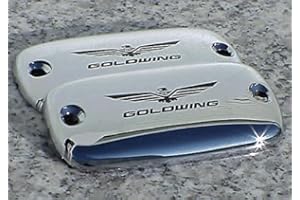 I5 MOTORCYCLE i5 Chrome Fluid Caps compatible with Honda Goldwing Gold Wing GL1500 GL1800 GL 1500 1800