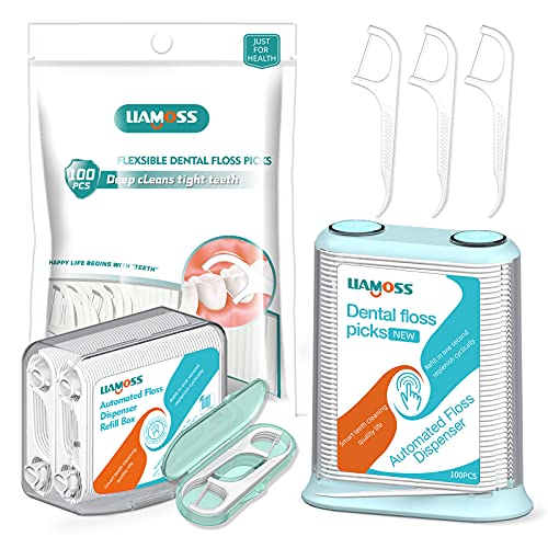 Floss PicksDental Flossers for Adults410 Picks,Floss Storage Box Pop