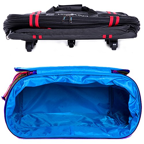ailouis Expandable Extra Large Wheeled Travel Duffel Luggage Bag 36