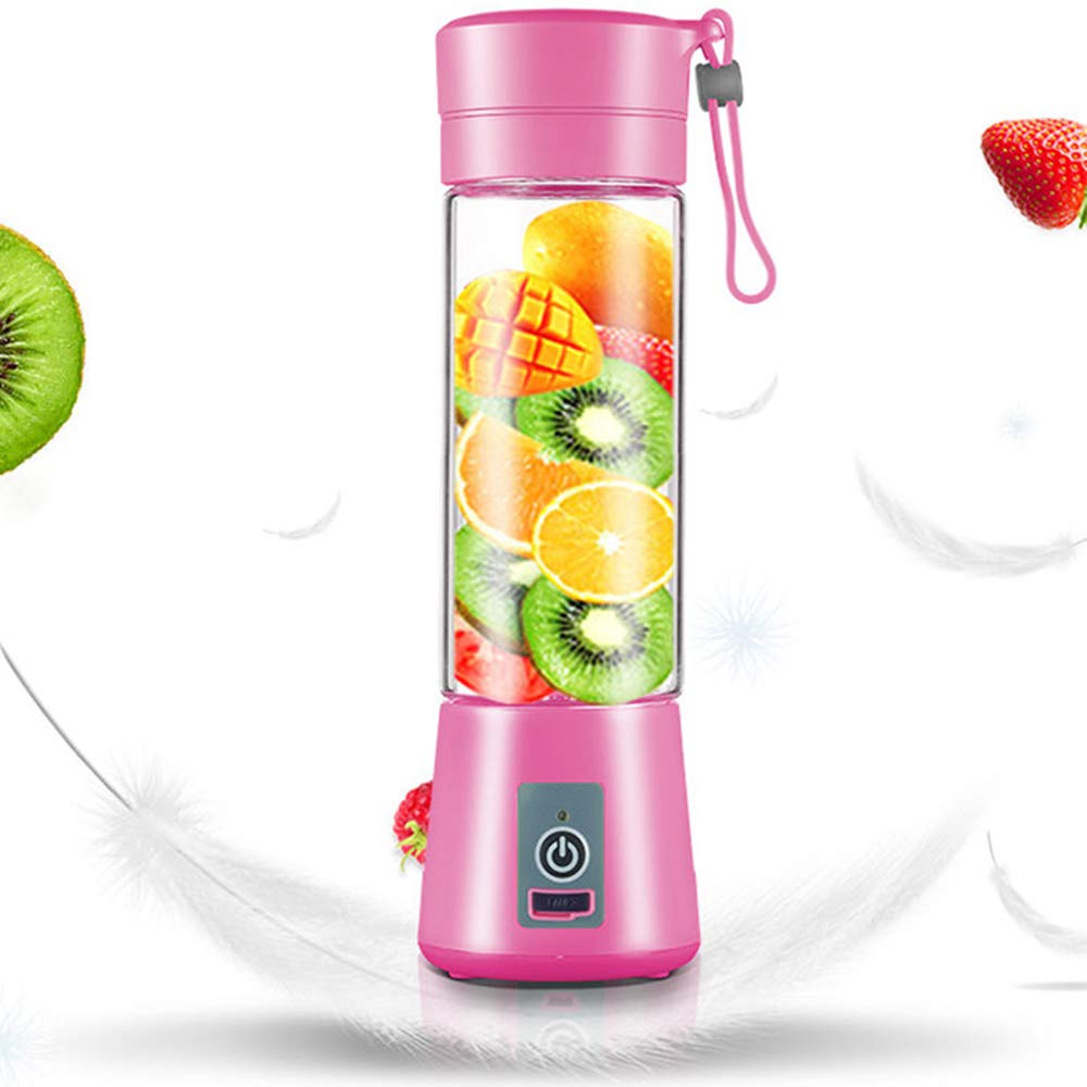 Portable Mini Blender,Personal Size Fruit Mixer,Smoothies Blender Cordless,USB Rechargeable,Bpa-Free