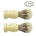 CoscosX 2pcs Pig Mane Shaving Brush Stand Wood