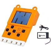 Kittenbot Meowbit Card-Sized Retro Computer Video Game Console Codable Console for Microsoft Makecode Arcade and Python Compatible with Micro:bit Expansion Board for Build Robot-Orange
