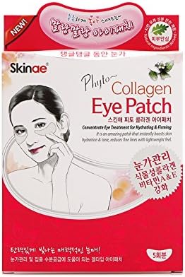 Deluxe Phyto Collagen Eye Mask Collagen Pads 5 Pouches (10 sheets) Natural Eye Patches Anti-aging Wrinkle-care Dark Circles