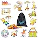 NextX STEM Building Block Sets,Preschool Educational 6 in 1 Construction Toys for Boys,142 Pieces