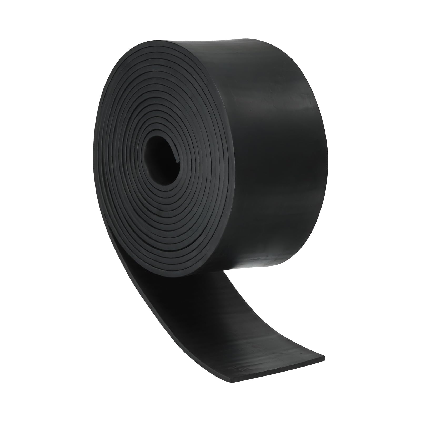 PATIKIL Rubber Strips, 1/8" Thick x 2" Wide x 10' Long Neoprene Rubber Sheets Solid Rubber Rolls for DIY Gasket Flooring Weather Stripping