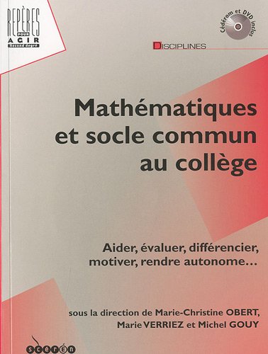Mathématiques et socle commun au collège
