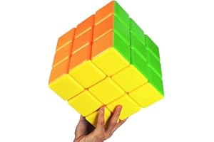 GoodCube Super 3x3x3 Stickerless Speed Cube 18cm Large Educational Toy