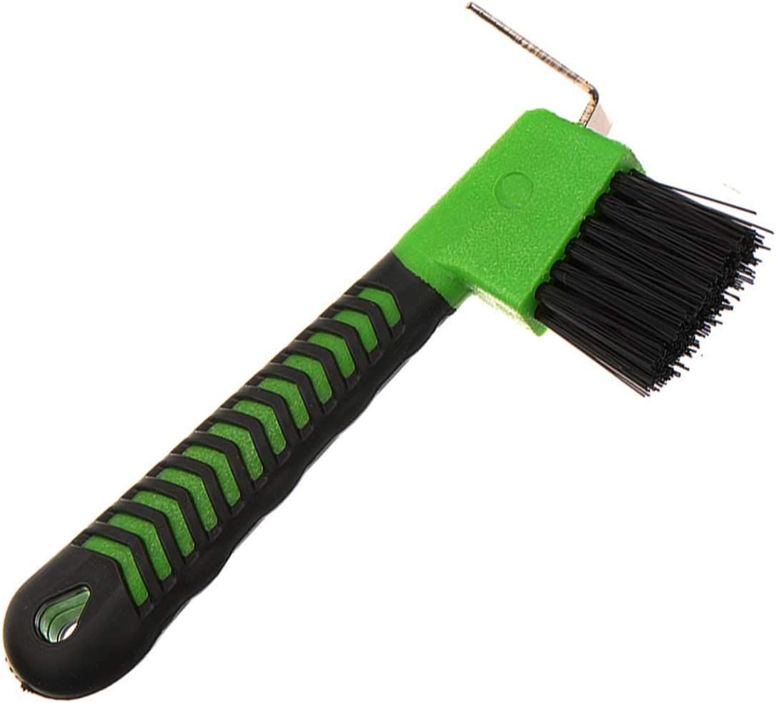 BOTH WINNERS Horse Hoof Pick Brush with Soft Touch Rubber