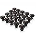 Amazer Cabinet Round Knobs, Oil Rubbed Bronze Traditional Cabinet & Furniture Hardware Round Pull Knob with Parallel Lines - 1-1/4