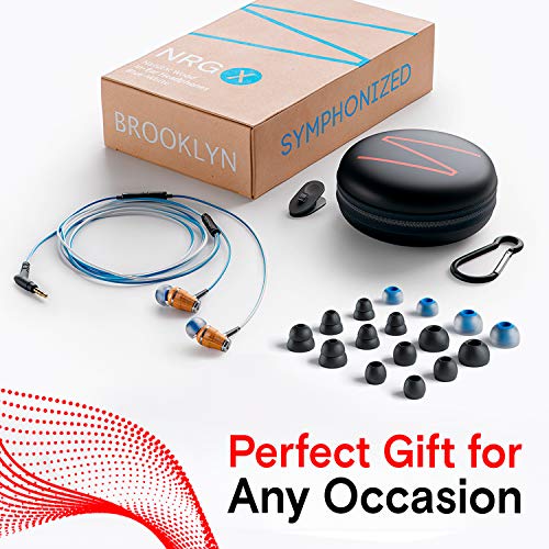 Symphonized NRG X Wood Earbuds Wired with Microphone, Stereo in Ear