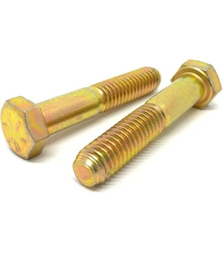 Aazon.co: ETALLIXITY Hex Bolts (1/2-20x1") 5Pcs, Carbon Steel Zinc