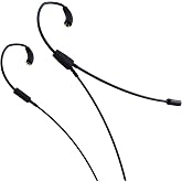 Kimura 2-Pin Replacement IEM Cable with Professional Gaming Boom Mic