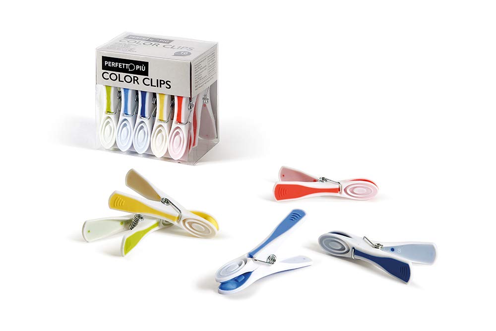 Perfetto Color Clips Clothes Pegs Pack of 10 Pieces