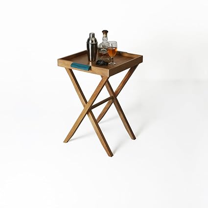 DwellDuo Nest Butler Table - Teak