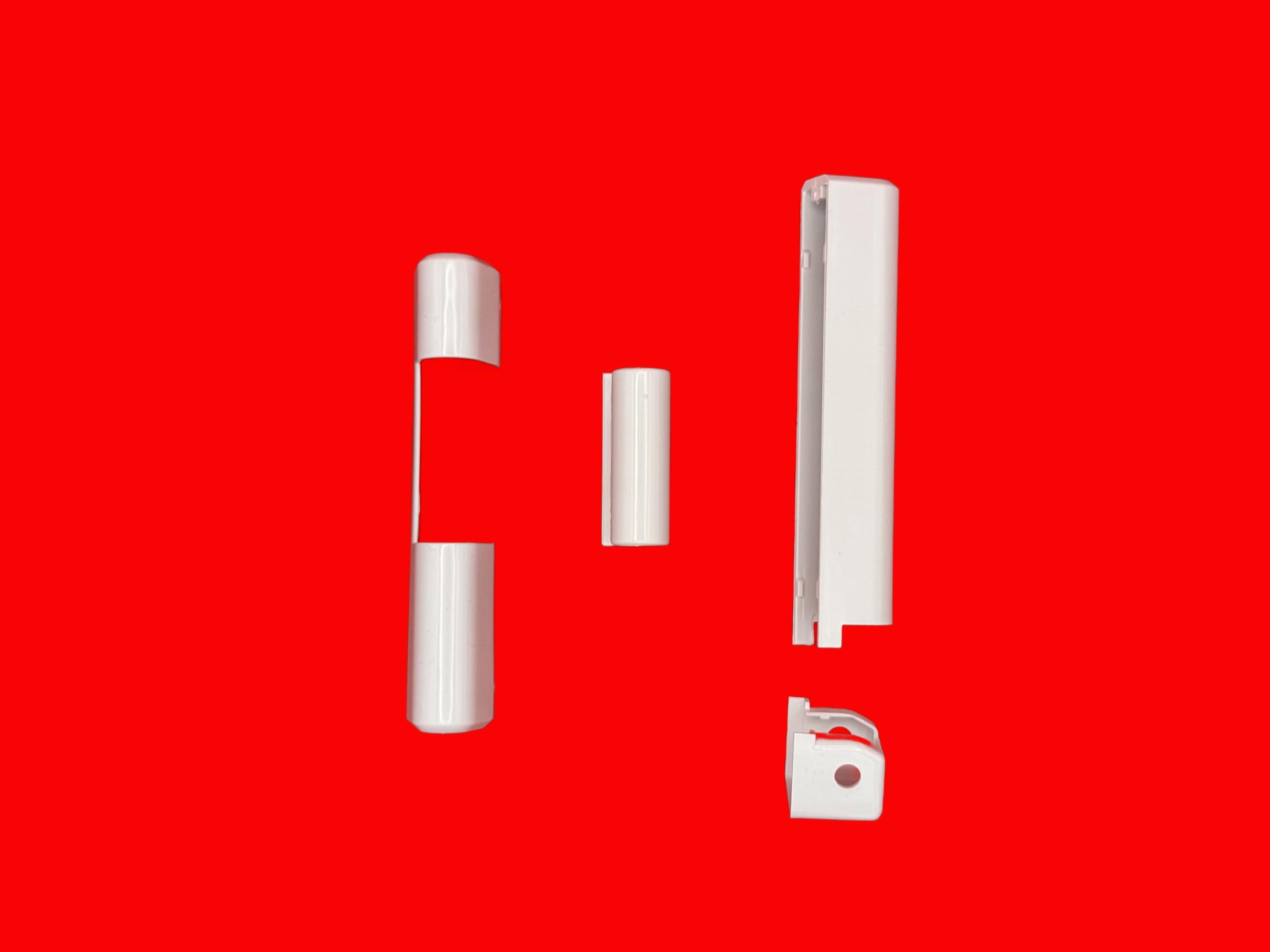 Aubi Siegenia A300 Cap Set Cover Caps White Left / Right LK005 LK006 EK001 EK211 (Set of 5 DIN Left)