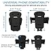 Car Mount,Phone Holder,Car Phone Mount PATEA Universal 360° Swivel Air Vent Car Phone Holder with A Quick Release Button for iPhone X/8/7P, Samsung Galaxy S8/S7,Huawei Mate 9 and Other Android Phones