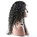 Curly Human Hair Lace Front Wigs 130% Density Brazilian Virgin Loose Deep Curly Wig with Baby Hair for Black Women 14Inch