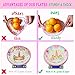 Premium Unicorn Party Plates Set, 64 pcs 7