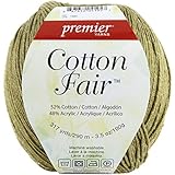 Premier Yarns Cotton Fair Solid Yarn, Moss