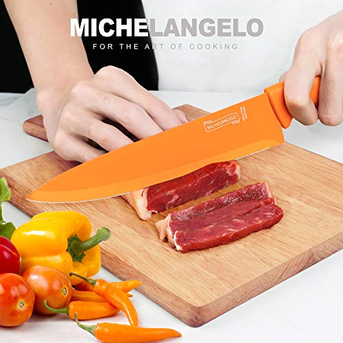 MICHELANGELO Knife Set, Sharp 10Piece Kitchen Knife Set with Covers