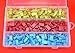XINGYHENG 150Pcs 22-18 16-14 12-10 Gauge Nylon Spade Female Insulated Quick Disconnects Electrical Crimp Terminals Connector Assortment Set(Red Blue Yellow)