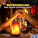 Sanwo Flame Flickering LED Lights Bulbs, LED E26 2835 LED Beads Realistic Fire Flameing Flicker Effect Light Bulb with Atmosphere Lighting Vintage for Home Holiday Decoration/Hotel/Bars (3 Models)