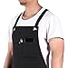 YJH Heavy Duty Canvas Work Apron with Tool Pockets.Tool Aprons for Men and Women.Adjustable Cross-Back Straps.M to XXL.