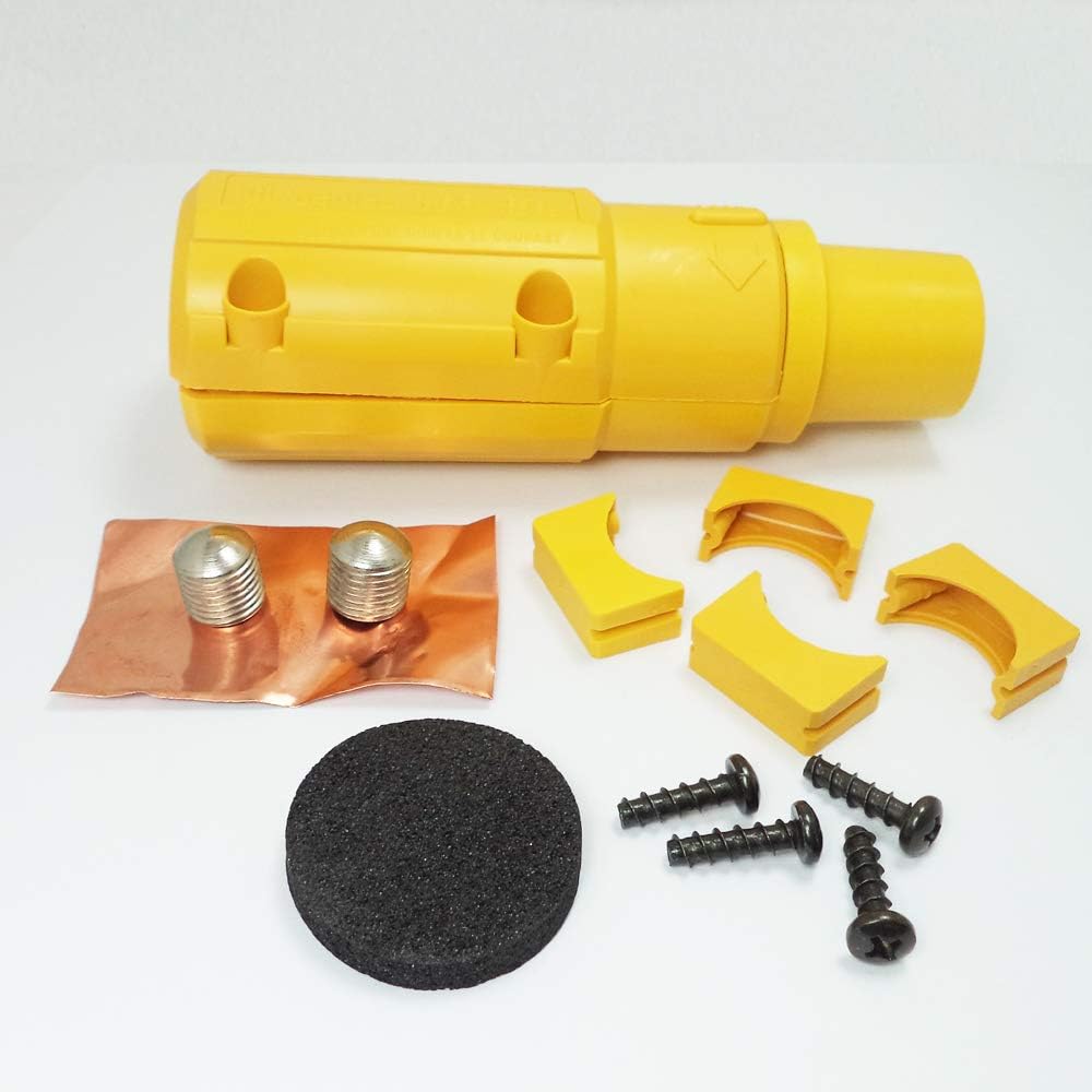 Advanced Devices CL40FB-H Marinco CL 4/0 Inline Female Yellow