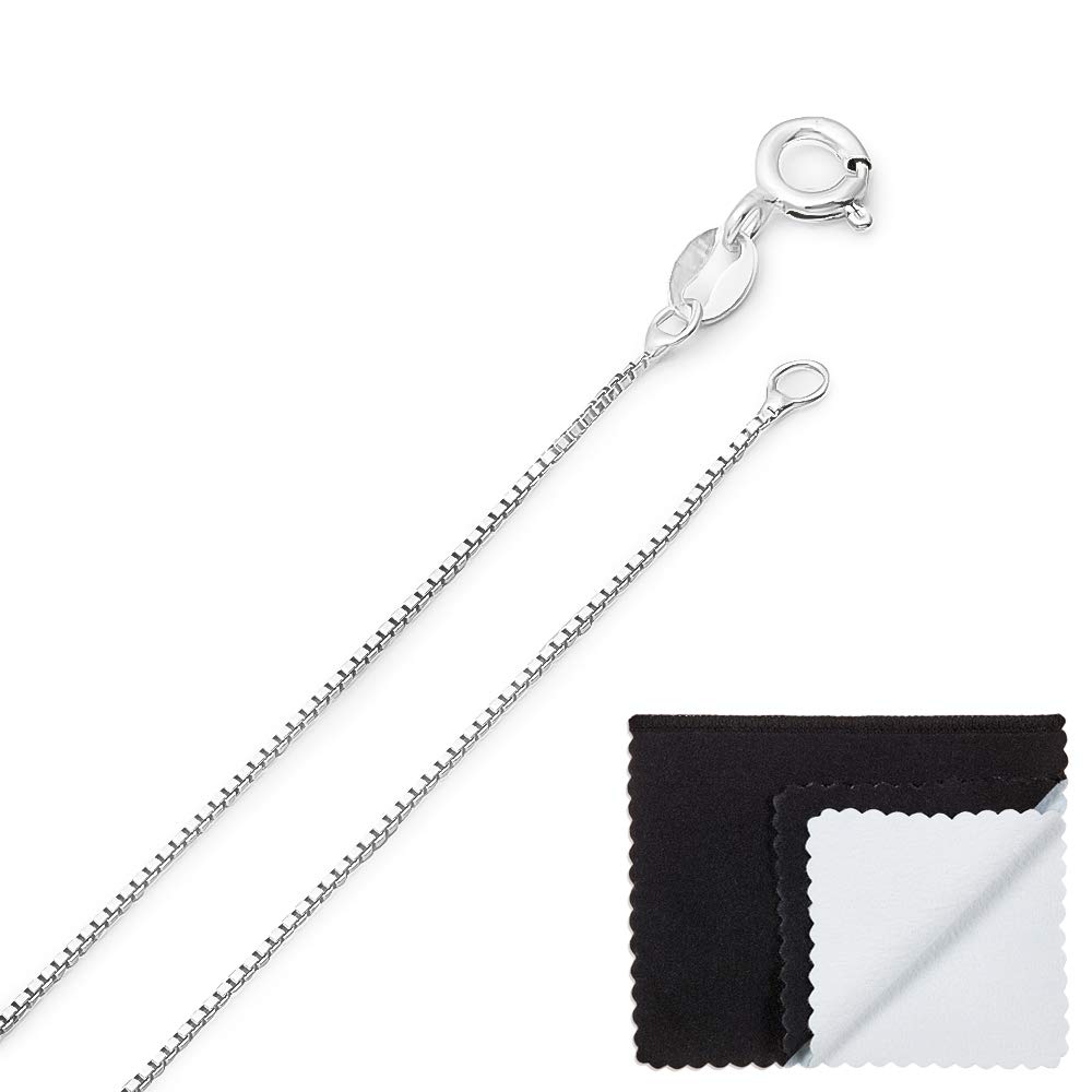 Square Box Link Chain Necklace 