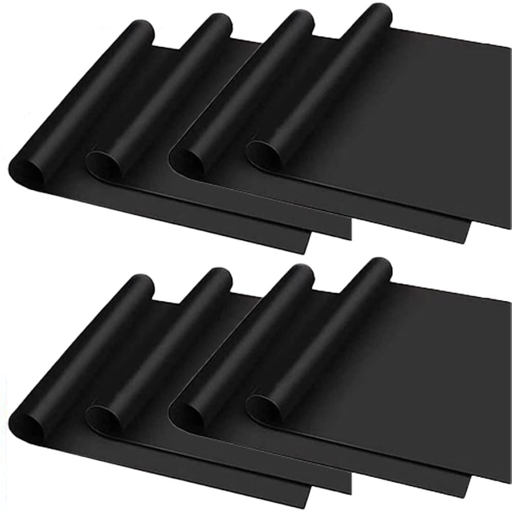 8 X BBQ Grill Mat Non Stick Reusable Oven Liners Baking Sheets for Grills Ovens, Electric, Charcoal