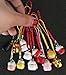 EatingBiting（R）X12 Random Fortune Lucky Beckoning Cat Maneki Neko Keyring Keychain Key Rings