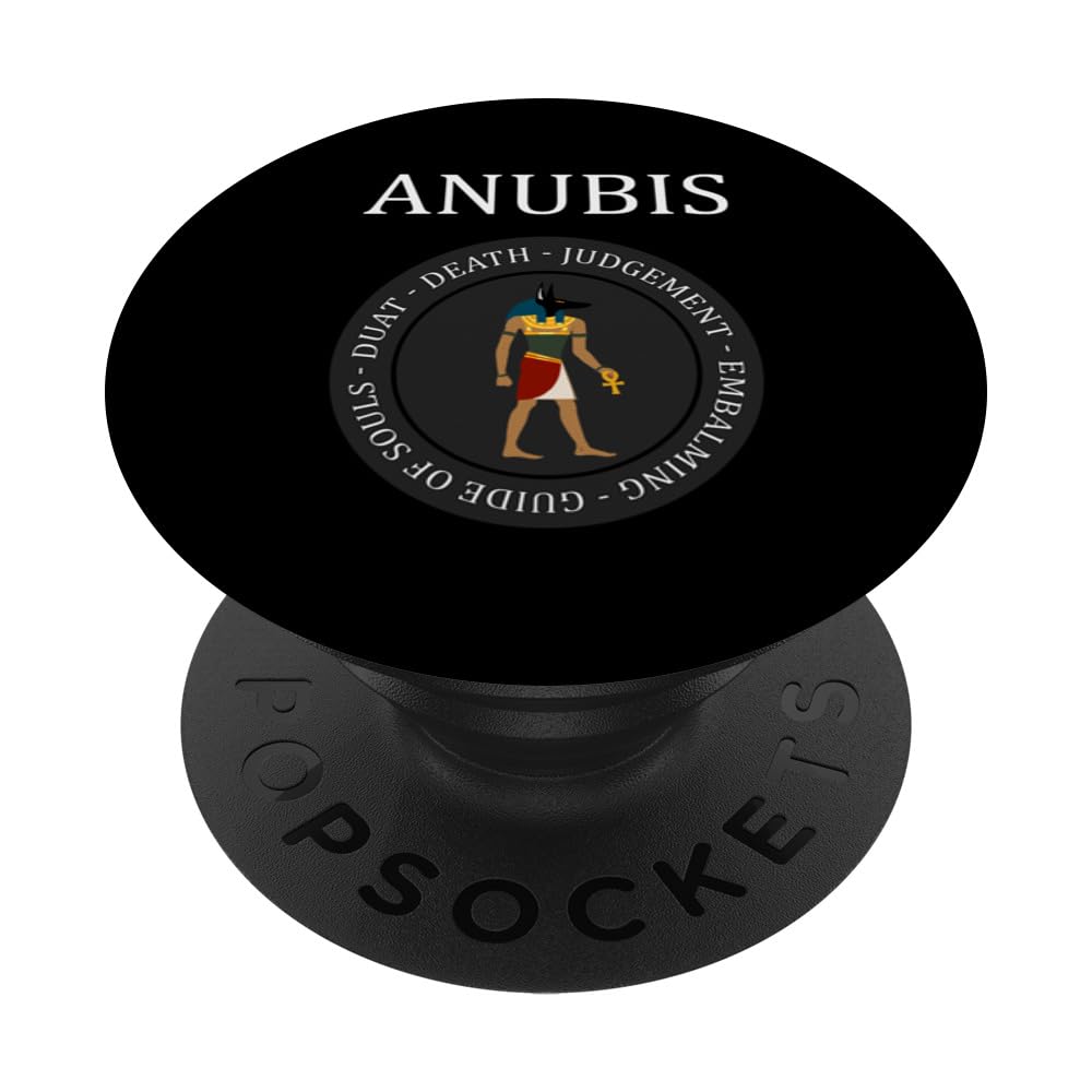 Anubis Egyptian God of the Dead Egyptian Mythology PopSockets Swappable PopGrip