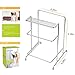 Steel Space Universal Knife Block, Stainless Steel Knife Draining Rack, Kitchen Knife Organizer with Cutting Board Holder