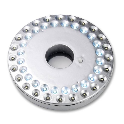 Outdoor Sport Beach Umbrella Camping Hiking Fishing Tent UFO Night Light Lamp 2 Mode 48 LED Lantern